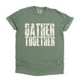 thumbnail image 6 of Gather Together Block Distressed - Women's Garment Dyed Graphic T-Shirt, 6 of 10