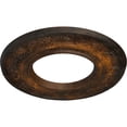 thumbnail image 3 of Ekena Millwork 8"OD x 3 7/8"ID x 1/2"P Daniela Ceiling Medallion (Fits Canopies up to 3 7/8"), Hand-Painted Rust, 3 of 6