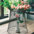 thumbnail image 4 of sunsanly Plants Protection Cover Metal Garden Cloche with Fine Mesh Easy-to-Install Plant Cages Animal-proof Mulch Guard for Outdoor Plants, 4 of 7
