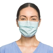 Halyard Procedure Mask, Pleated, One Size Fits Most, Tissue Blue, Non-sterile