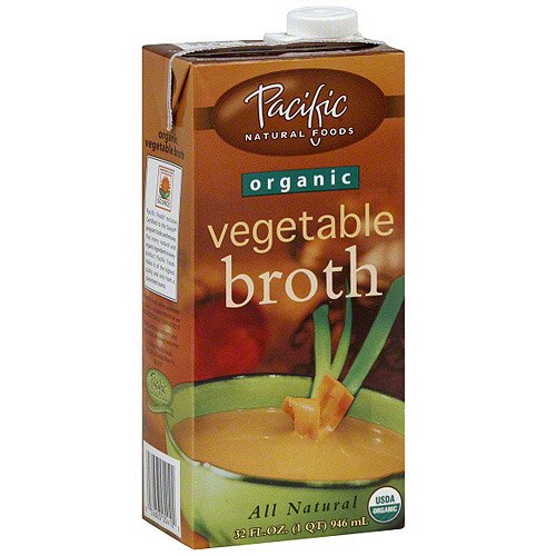Pacific Natural Foods Organic Vegetable Broth, 32 oz (Pack of 12