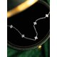 thumbnail image 5 of 1pc Stylish S925 Sterling Silver Simple And Aesthetic Style Clover Shaped Bracelet, Perfect For Daily Wear And Party Wear, 5 of 5