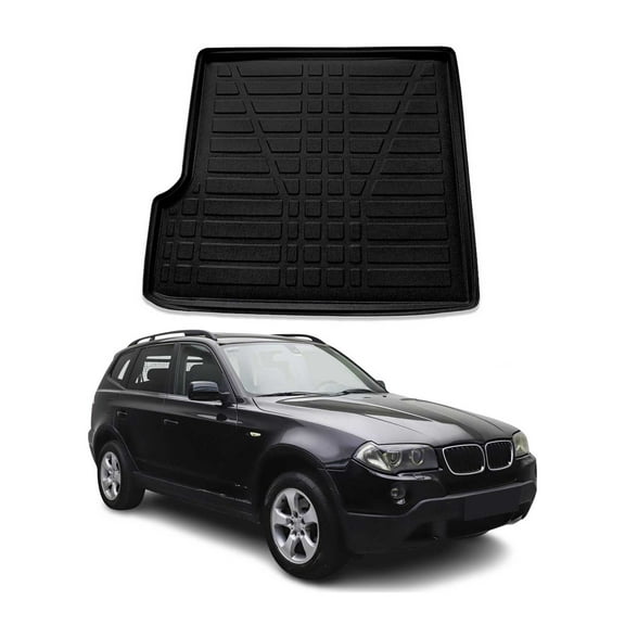 OMAC Cargo Mats Liner for BMW X3 E83 2004-2010 Black All-Weather TPE
