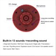 thumbnail image 1 of Alarma Solar Infrarroja con Sensor de Movimiento, Detector de Animales para Exteriores, Resistente Al Agua, Alarma de Seguridad de 129 DB, Antiladridos para Perros, Color Rojo, 1 of 5