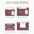 thumbnail image 2 of TECHVIDA 5x7 Area Rugs for Living Room Rugs, Modern Abstract Machine Washable Vintage Rugs,Non Slip Carpet,Modern Carpet for Bedroom Dining Room Farmhouse Home, 2 of 9