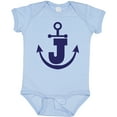 thumbnail image 3 of Inktastic Monogram J Nautical Anchor Boys or Girls Baby Bodysuit, 3 of 5