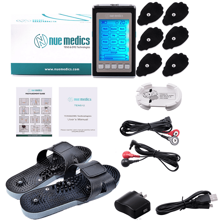 NueMedics Tens Unit Muscle Stimulator Rechargeable EMS Device