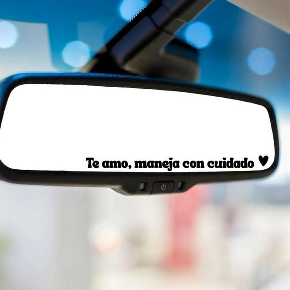 Te amo maneja con cuidado Inspirational Message Decal for Vehicle Decoration Motivational Car Sticker