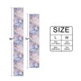 thumbnail image 6 of Yayeee Table Runner 90 inches Long for Home Kitchen Rectangle Dining Table Holiday Party Decoration, Purple Marble Pattern, 6 of 7
