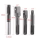 thumbnail image 1 of SDS Plus en 1/4" Adaptador de zócalo hexagonal + 1/4" 3/8"1/2" adaptadores de extensión cuadrada para tornillos, tuercas, cualquier taladro y controlador de mano Ecomeon no, 1 of 4