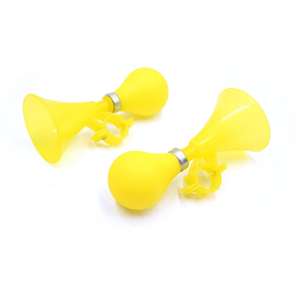 2 Pcs Yellow Rubber Squeeze Bulb Hooter Bell Air Horn Trumpet for ...