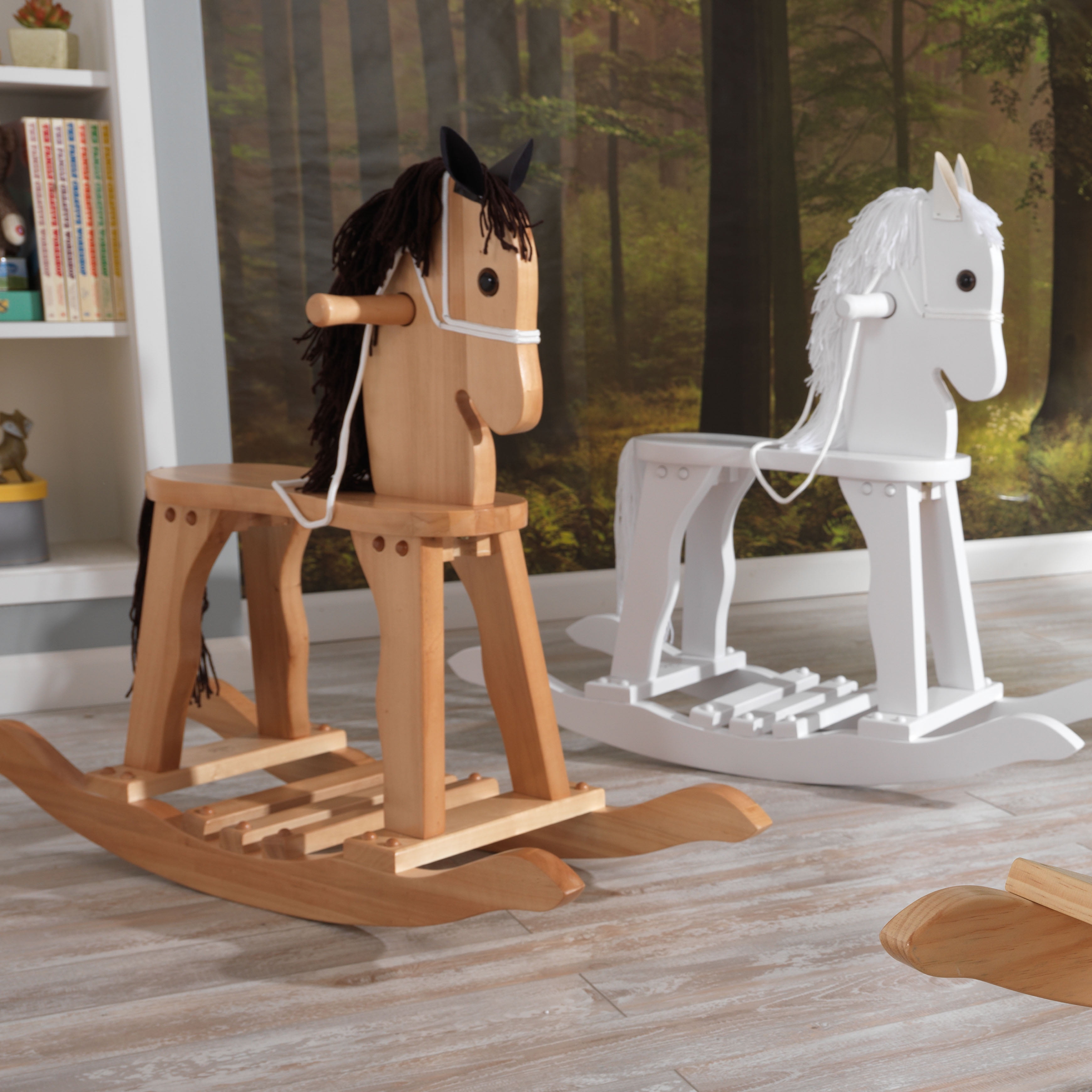 kidkraft wooden rocking horse