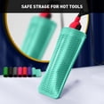 thumbnail image 5 of ZAXOP - Bolsa de 2 tapetes de silicona resistentes al calor para planchas, rizadores, alisadores de pelo, rizadores y herramientas de calor (verde menta-rosa fucsia), 5 of 5