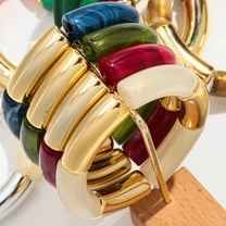 Fashion Bracelet Acrylic Gold Powder Plus Gold Ladies