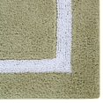 thumbnail image 4 of Better Trends Alfombras De Baño 100% Algodón, Colección De Hoteles, Color Salvia Y Blanco, Alfombras De Baño Reversibles, Absorbentes Y Lavables A Máquina, Para Bañera, Ducha Y Baño, 20.0 X 60.0 In, 4 of 5