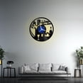 thumbnail image 3 of I Love My Bar 12 Inch Vinyl Record Wall Clock - Silent, Creative, and Unique Clock for Living Room, Entryway, or Bedroom Decor - Perfect Gift Idea(12 inchs B with LED), 3 of 6