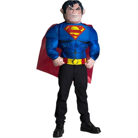 Mens Superman Inflatable Halloween Costume Top