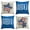 B, variant on Sm:)e Stars and Stripes Let Freedom Ring Fourth of July Throw Pillow Cover 18x18 Inch Set of 4, Polyester Patriotic Outdoor Pillow Case for Sofa Couch, Red Stripe