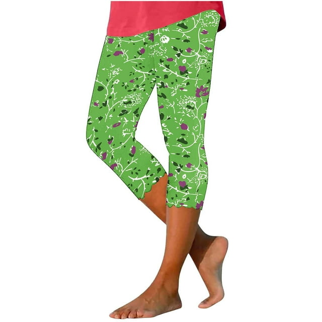 COM1950s Capris pour Femmes, Pantalons Capri pour Femmes, Capris de Yoga Décontractés Élastiques Imprimés pour Femmes, Pantalons Capri pour Femmes, Capris de Yoga pour Femmes, Pantalons Capri de Yoga pour Femmes, Capri pour Femmes
