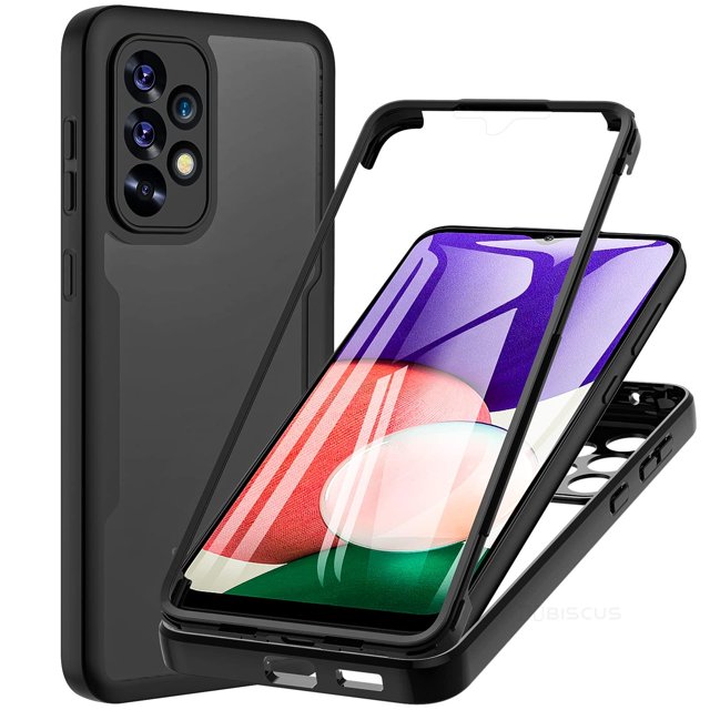 Funda para Samsung Galaxy A13, A23, A33, A53, A73, A14, A34, A54, 5G, A04S, A03 Core, A32, A52, A72, A51, A71 transparente de 360 grados