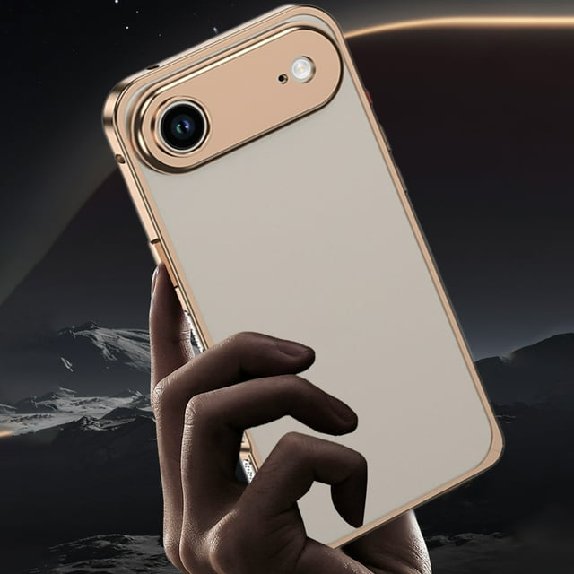 BotaniNest Cas E U Ltra Thin Metal Frame Heat Dissipation Cas E With Lens Protector For I 17/air/ Pro/ ProMax
