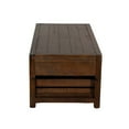 thumbnail image 4 of Flint Coffee Table- 2 Drawers- Crates- Dark Brown Mahogany- 50 Inch, 4 of 6