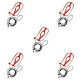 thumbnail image 3 of Baohd Bird Harness Nylon Leash Training Rope Handy to Wear Anti-bite Convenience Red 5Set, 3 of 6