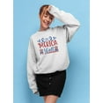 thumbnail image 2 of Merica Y'all Sweatshirt Women -Image by Shutterstock, Female 4X-Large, 2 of 4