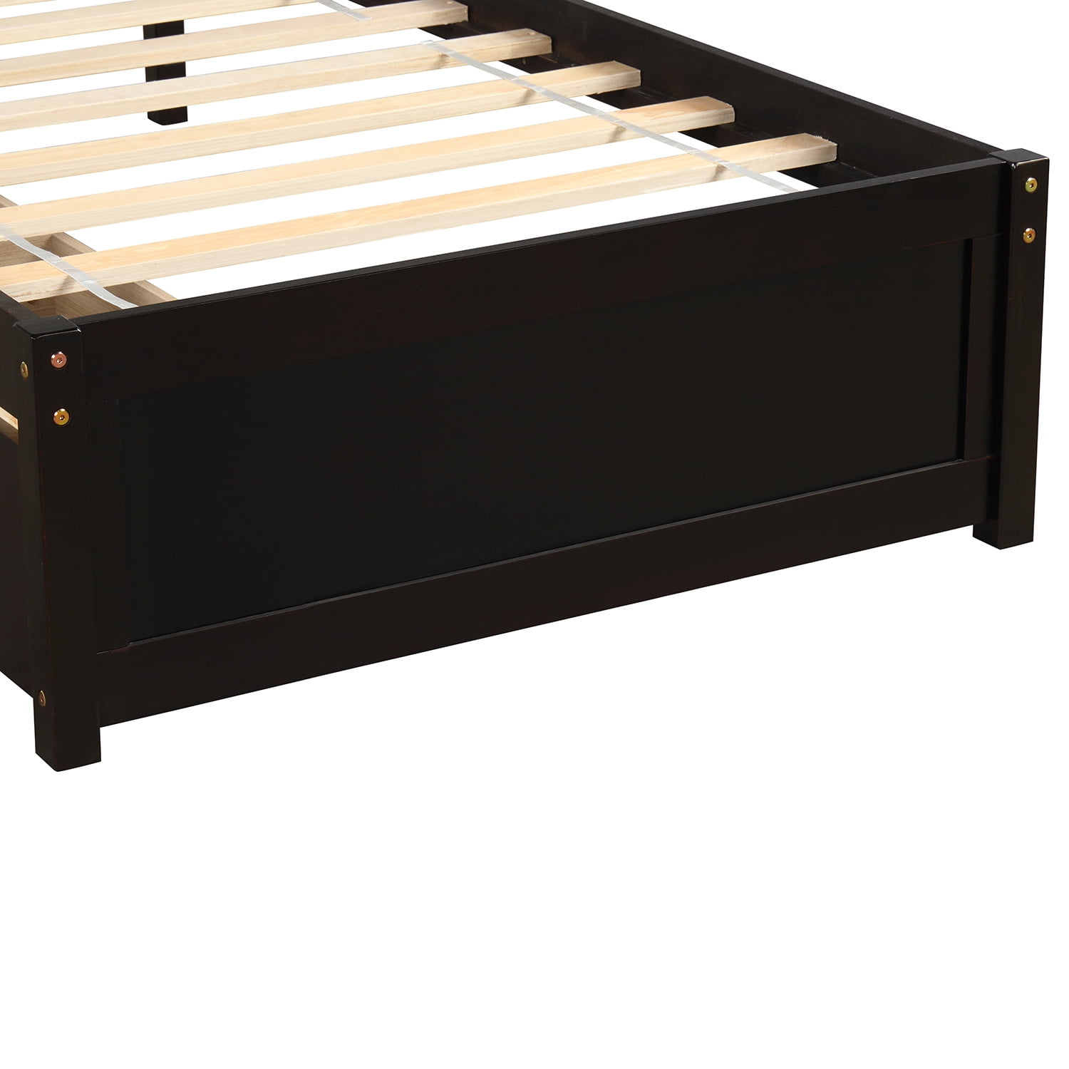 Kadyn Wooden Twin Platform Bed Frame, Storage Bed Platform Bed Frame with Two Drawers and Headboard, Modern Twin Size Bed Frame for Kids Adults, Espresso Kadyn Wooden Twin Platform Bed Frame, Storage Bed Platform Bed Frame with Two Drawers and Headboard, Modern Twin Size Bed Frame for Kids Adults, Espresso