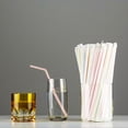 thumbnail image 4 of 50pcs Flexible Straws Plastic Disposable Straw BPA Free Drinking Straws, 4 of 4