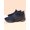 BLACK, variant on Mesh Slip-On Mid-Top Sneakers - Lightweight Breathable Casual Shoes