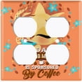 thumbnail image 3 of Metal Light Switch Plate Cover Coffee Bean Good Mood COF006, 3 of 13