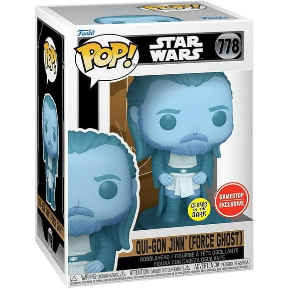 Star Wars - Qui-Gon Jinn (Force Ghost) US Exclusive Glow Pop! Vinyl