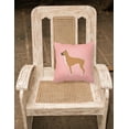 thumbnail image 2 of Carolines Treasures Boxer Checkerboard Square Decorative Outdoor Pillow, 2 of 2