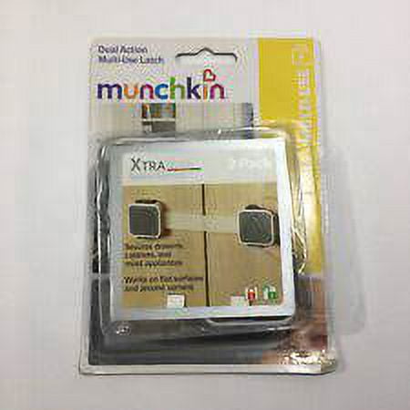 Munchkin Xtraguard Dual Action Multi Use Latches, Pack of 4 (Each containing 2 units)