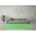 thumbnail image 3 of Ahgly Company Indoor Rectangle Solid Emerald Green Modern Area Rugs, 2' x 3', 3 of 4