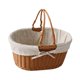 thumbnail image 2 of Cesta de picnic de ratán sintético, cesta de almacenamiento, cesta decorativa tejida con asa, cesta de picnic ligera, cesta de frutas para , Style D Estilo D, 2 of 8