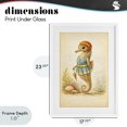 thumbnail image 4 of Stupell Industries Eclectic Maritime Bathing Society Seahorse White Framed Print Under Glass, 17 x 23, by Grotto Studios, 4 of 8