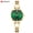 Gold green, variant on Women's Diamond Quartz Watch – Waterproof Stainless Steel, Luminous Dial, Elegant Fashion Wristwatch
