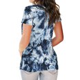 thumbnail image 3 of T-Shirt Élégant à Manches Courtes et Imprimé Tie-dyed pour Femmes, 3 of 3