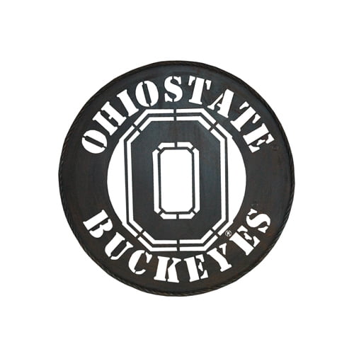 Gameday Outfitters Ohio State Buckeyes Wall Art Metal Circle 24in