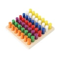 thumbnail image 1 of Varillas de Montessori, juguete educativo Borad, cálculo preescolar, palos de de números matemáticos, bloques de inserción para Sunnimix Inserción de palos, 1 of 8