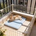 thumbnail image 4 of Dvkptbk polyester mat Summer Coolings Pet Bed Ice Pad for Hamster Rabbits Small Animals Cage Coolings Mat Portable Pet Coolings Mat Suitable for Hot Weather, 4 of 6