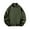 Olive Green, variant on WREESH Fashion Jacket Men'S Solid Color Zipper Pocket Thin Jacket Coat Olive Green