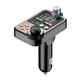 thumbnail image 2 of TIMIFIS Car Bluetooth 5.0 Wireless Handsfree Car FM Transmitter Receiver Radio MP3 Adapter Player Gift, 2 of 5