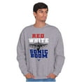 thumbnail image 5 of US Air Force Patriotic Sonic Boom Sweatshirt for Men or Women Brisco Brands S, 5 of 6