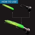 thumbnail image 4 of VanRolldex Soft Plastic Grub Fishing Lures, 110 Count, 4 of 7