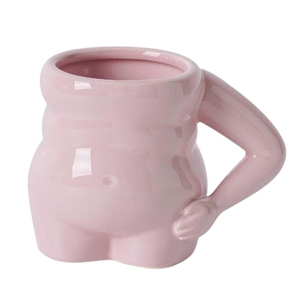 Taza de café, taza de té, taza de cerámica de 400 ml, regalo único para mamá, taza de porcelana, taza de la mañana Rosa