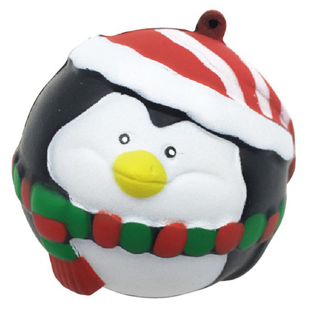Snowman Penguin Squishies Xmas Toys Squeeze Stress Relieve Toys Children Gift CB 
