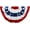 1.5x3.0 feet, 1 pack, variant on 2 Pack Flag Bunting for Outside,Patriotic 4th of July Decorations,2x4 FT Patriotic Bunting Flags Memorial Day Decor,Red White and Blue Pleated Fan Flag,Flags Banners for Porch
